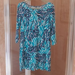 Lilly Pulitzer Marlowe I'm Game Zebra Print Dress